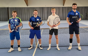 v.l. Lukas Peschke, Sebastian Tebbe, Hannes Kunkemöller, Tim Horstmann 