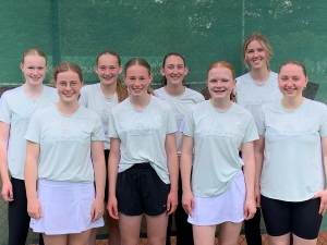 V.l. Tilla Loddenkötter, Inga Schapmann, Clara Gebhardt, Mona Brune, Hannah Wallschlag, Antonia Knappheide, Maike Kreimer, Grete Börger